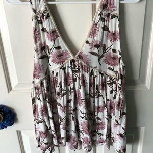 American Eagle flower tank top